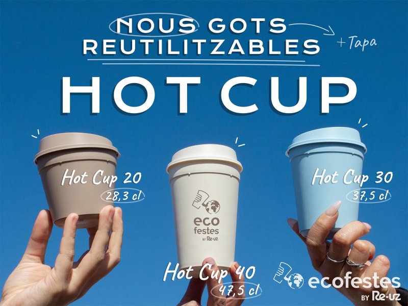 Uneix-te a la sostenibilitat amb els nous Hot Cup!