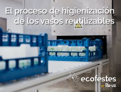 Visualiza el proceso de higienización de Ecofestes by Re-uz!